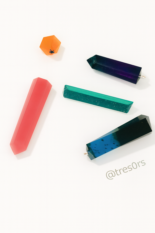 Colección de Cristales de Resina — Colores Místicos